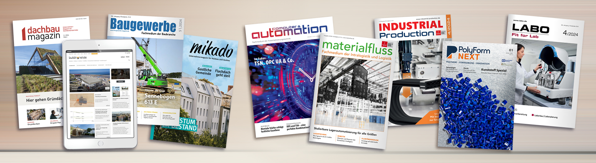 Pelemedia - Fachmedien für Industrie, Bau und Labor